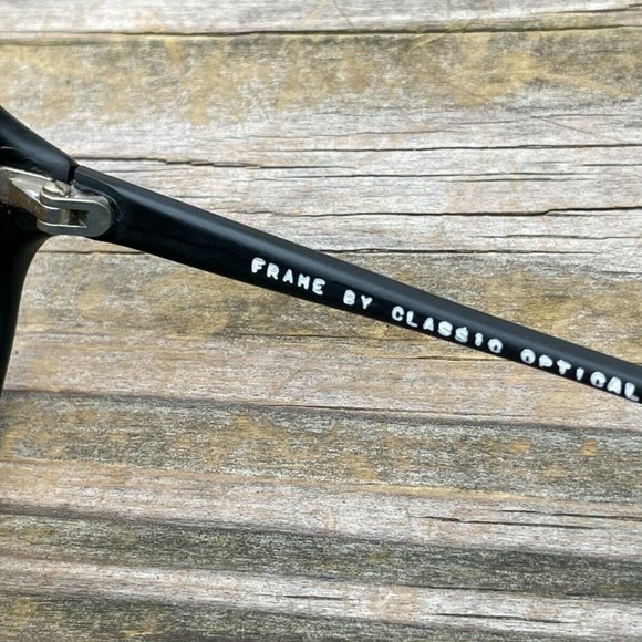Classic Optical Sunglasses Black Frame Blue Mirror Lenses Unisex Eye Wear Shades main image 4